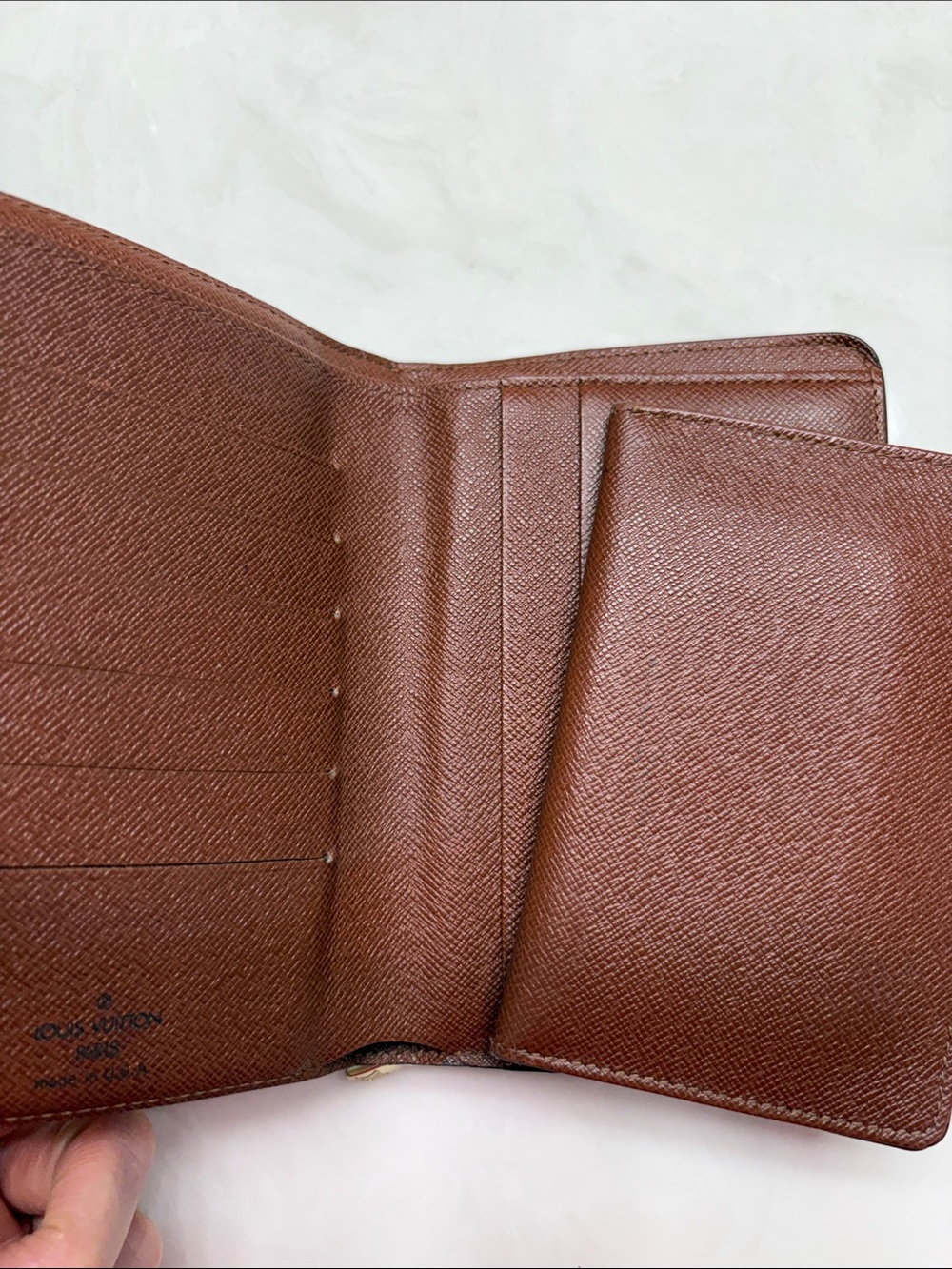 Louis Vuitton Monogram Canvas Porte Papier Bifold Wallet - Brown/Gold - Picture 11 of 16